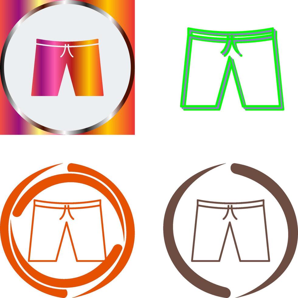 Shorts Icon Design vector