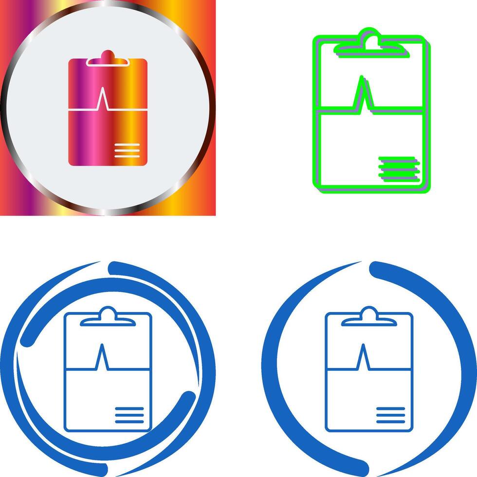 Clipboard Icon Design vector