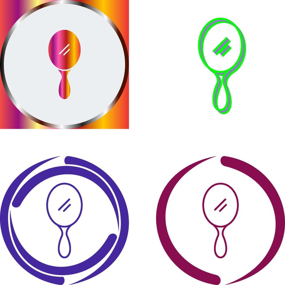 Mirror Icon Design vector