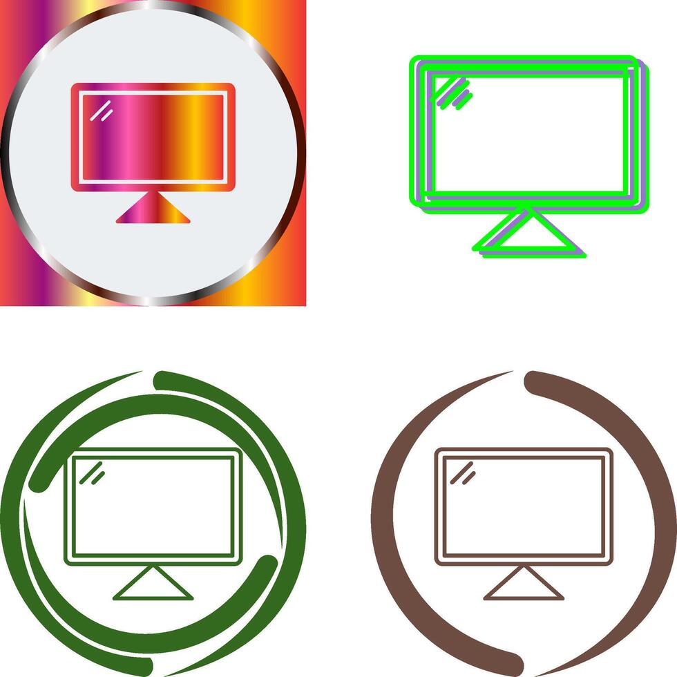 Computer Icon Design vector