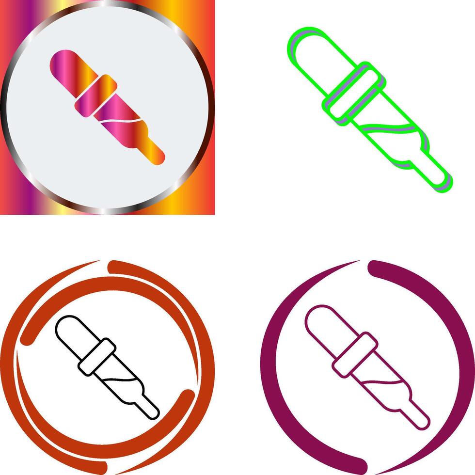Dropper Icon Design vector