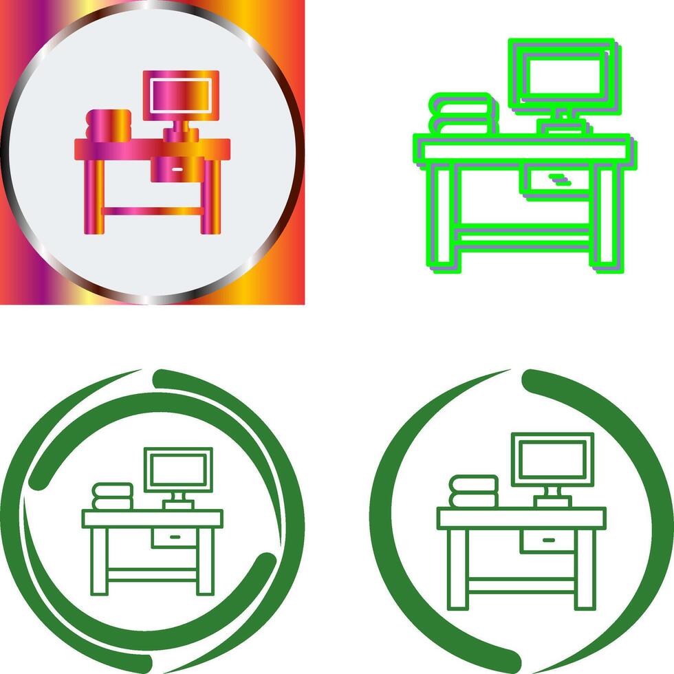 Table Icon Design vector