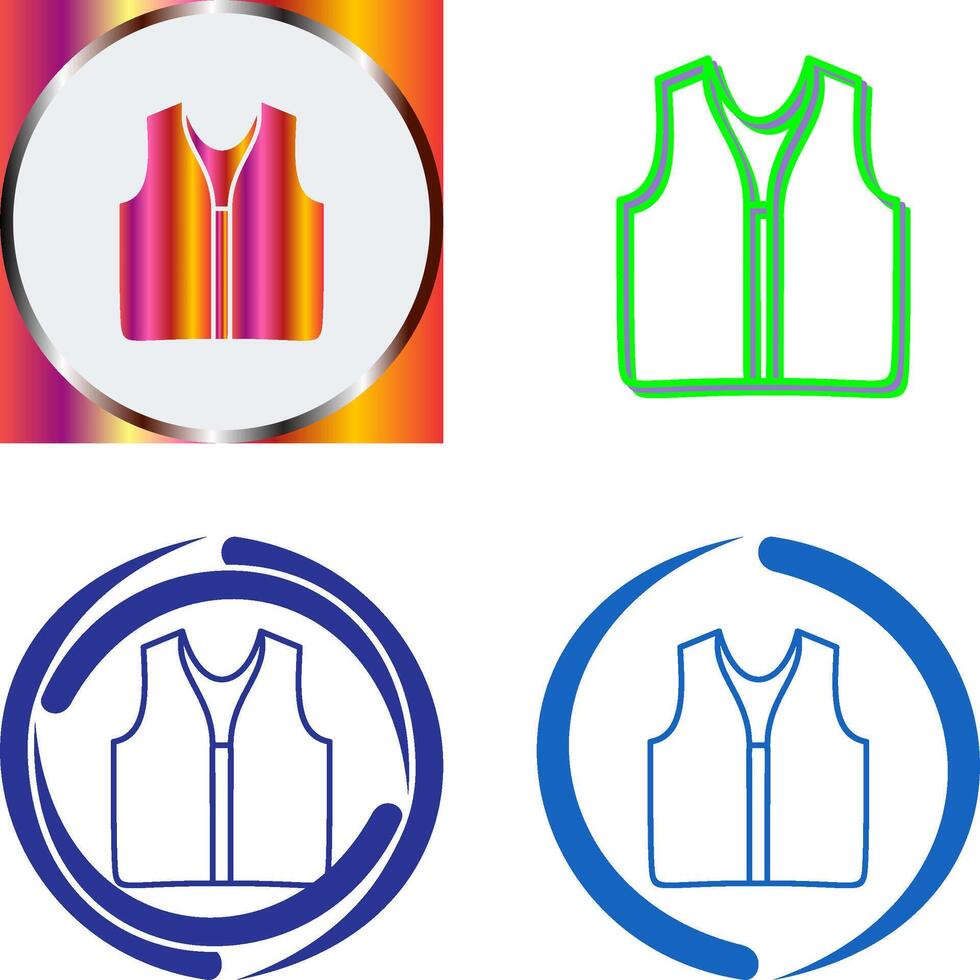 Swimming Vest Icon Design vector