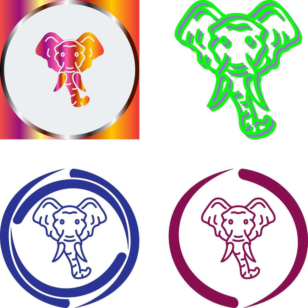 Eleplant Icon Design vector