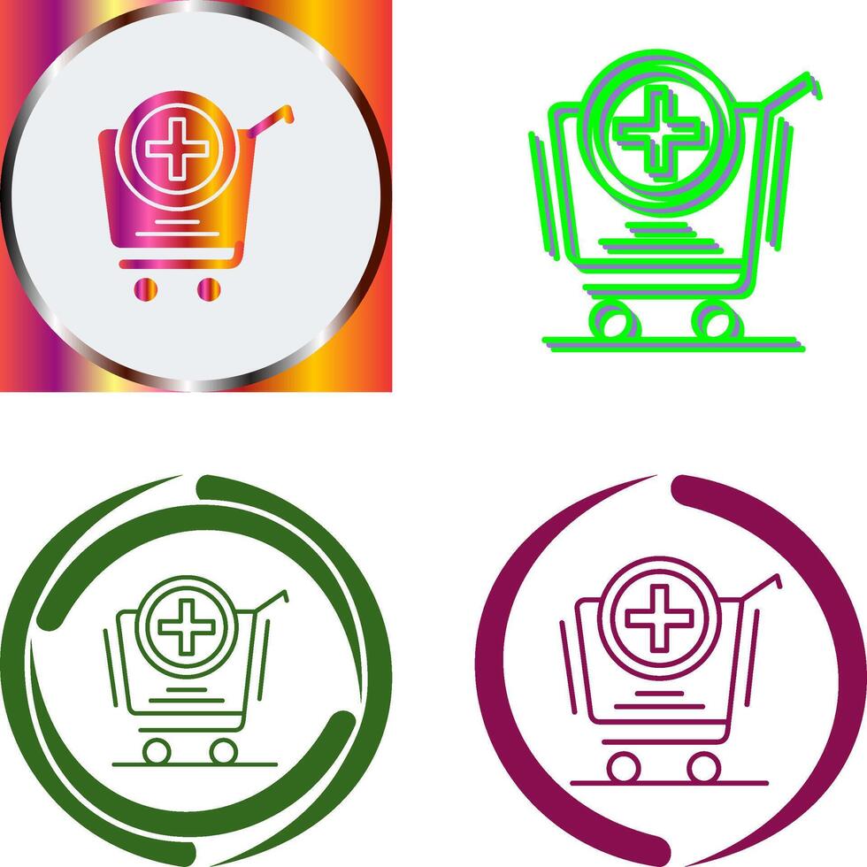 Add to Cart Icon Design vector