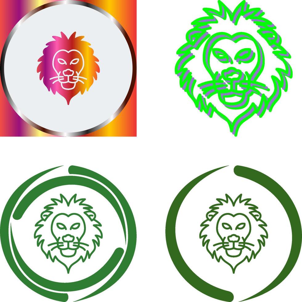 Lion Icon Design vector
