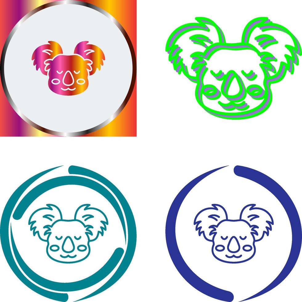 Koala Icon Design vector