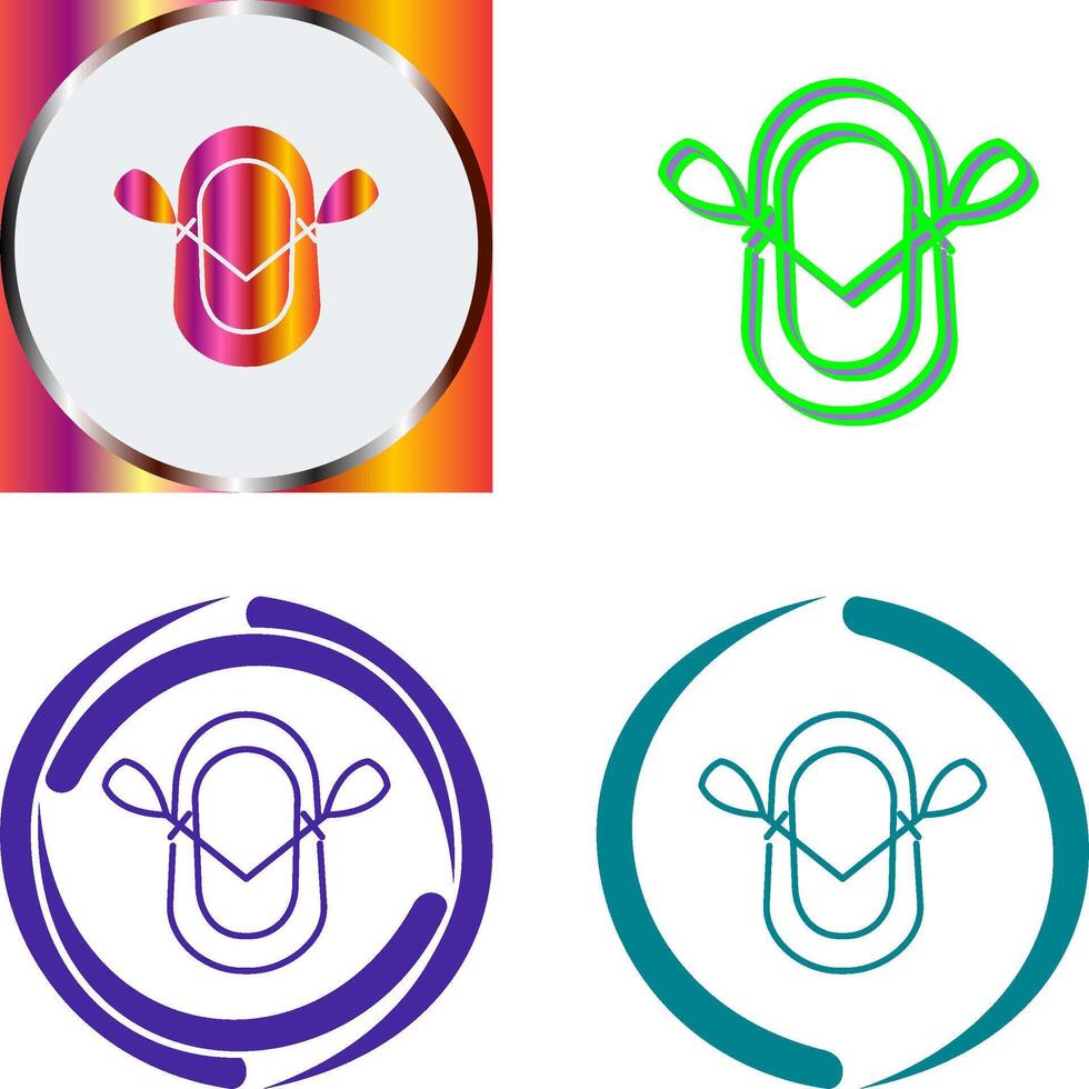 Dinghy Icon Design vector