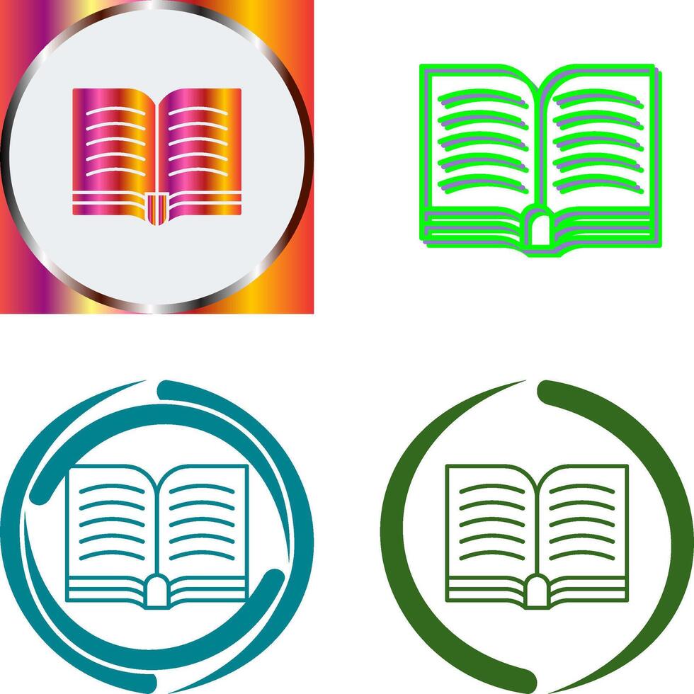 Book Icon Design vector