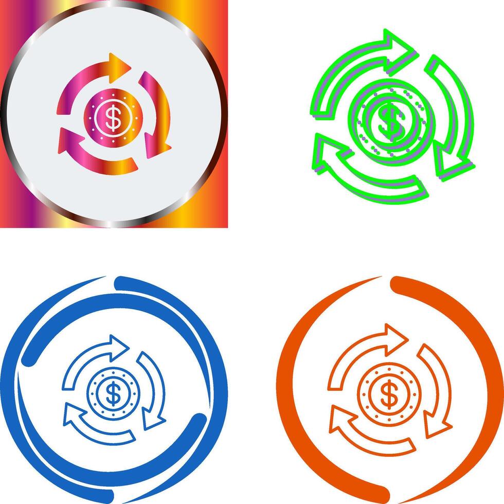 Turnover Icon Design vector