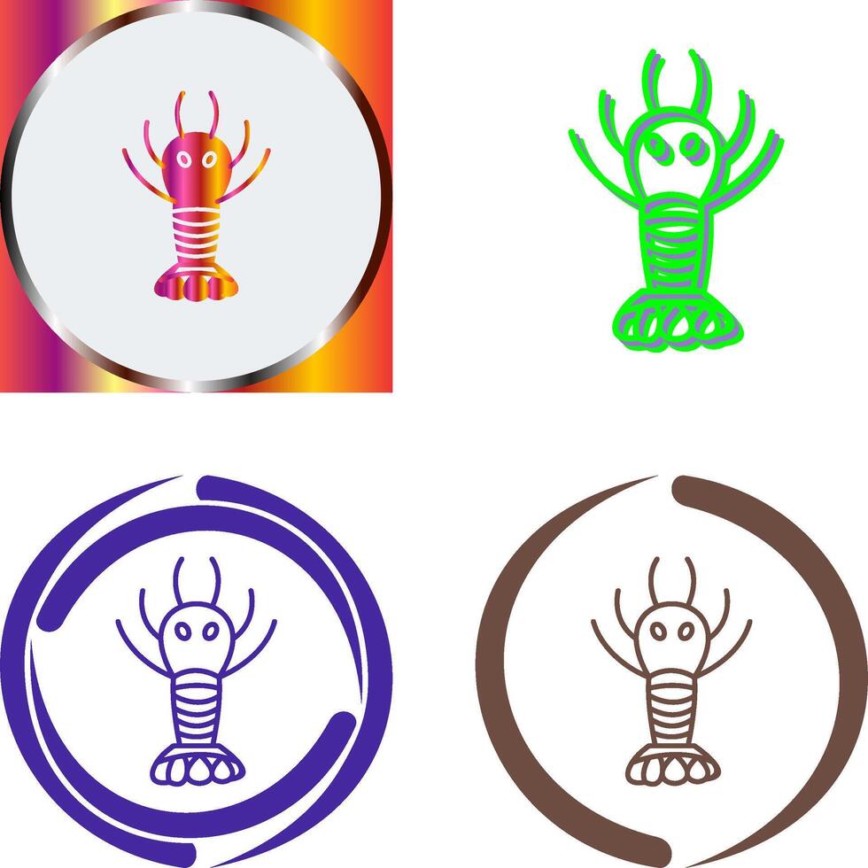 Lobster Icon Design vector