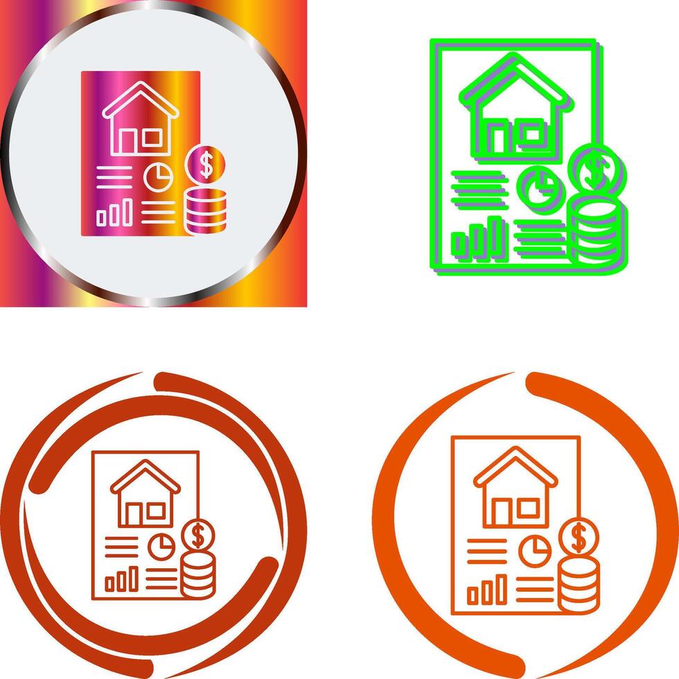 Loan Icon Design vector