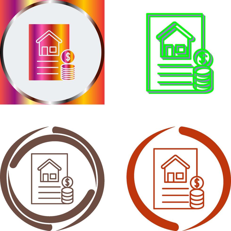 Financial Icon Design vector