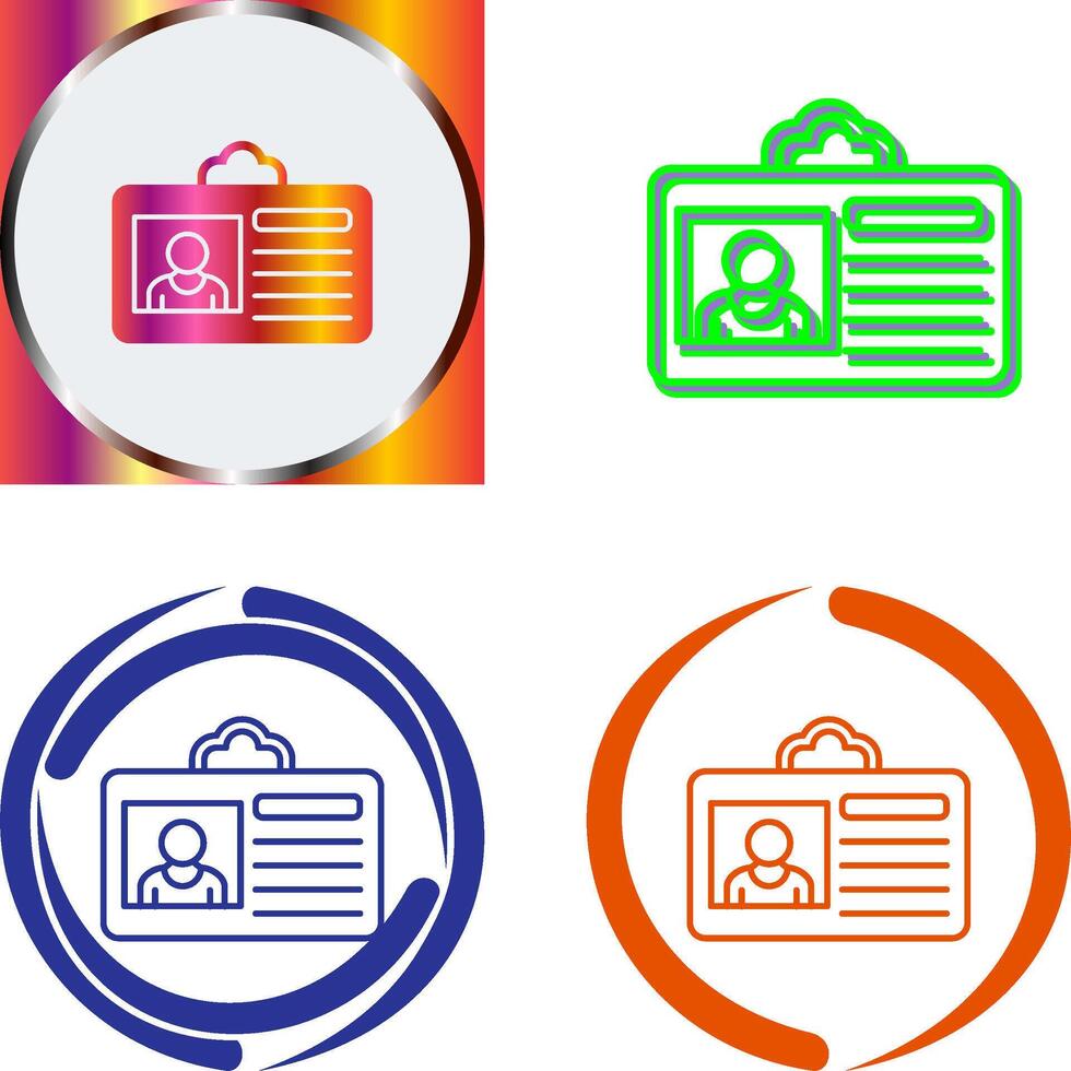 Criminal Card Icon Design vector