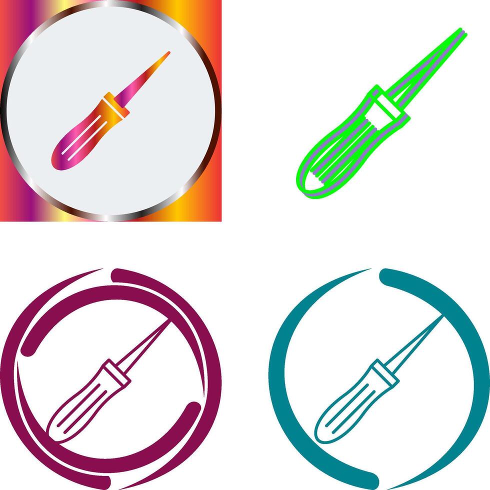 Awl Icon Design vector