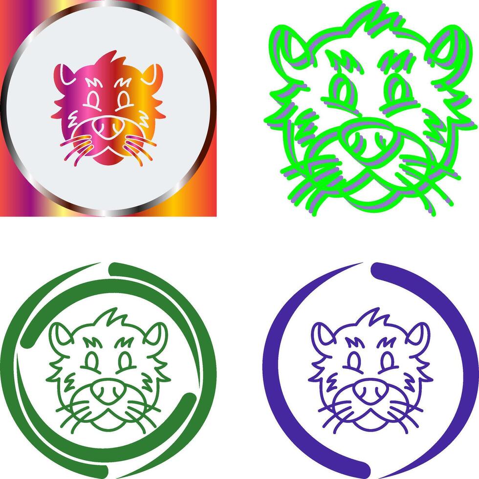 Otter Icon Design vector