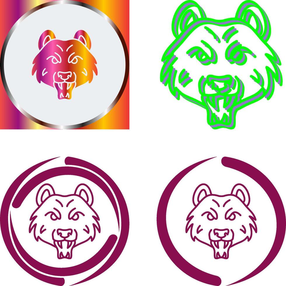 Bear Icon Design vector