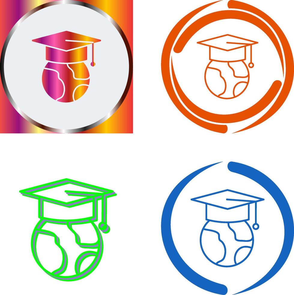 Earth Icon Design vector