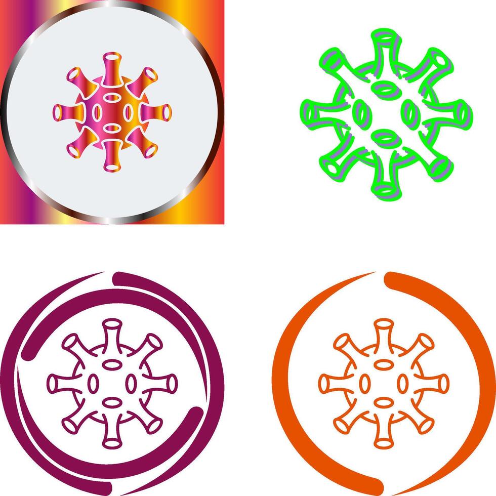 Virus Icon Design vector