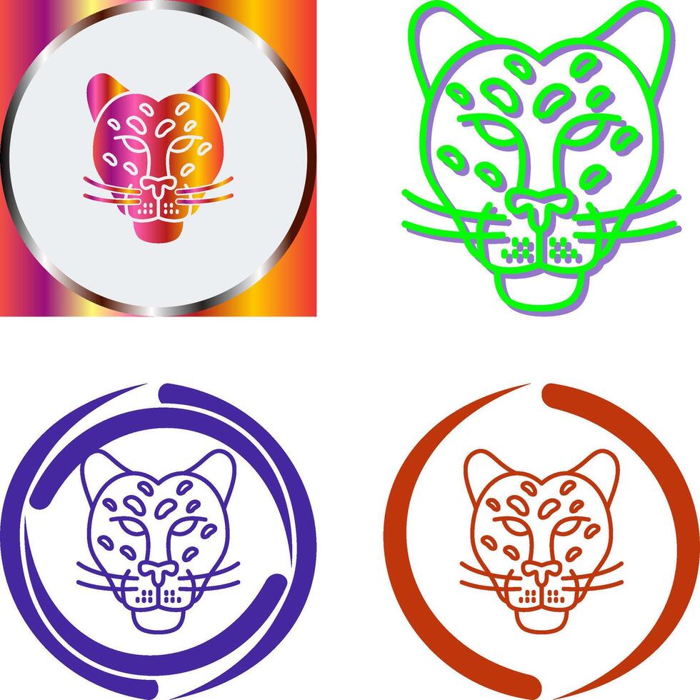 Jaguar Icon Design vector