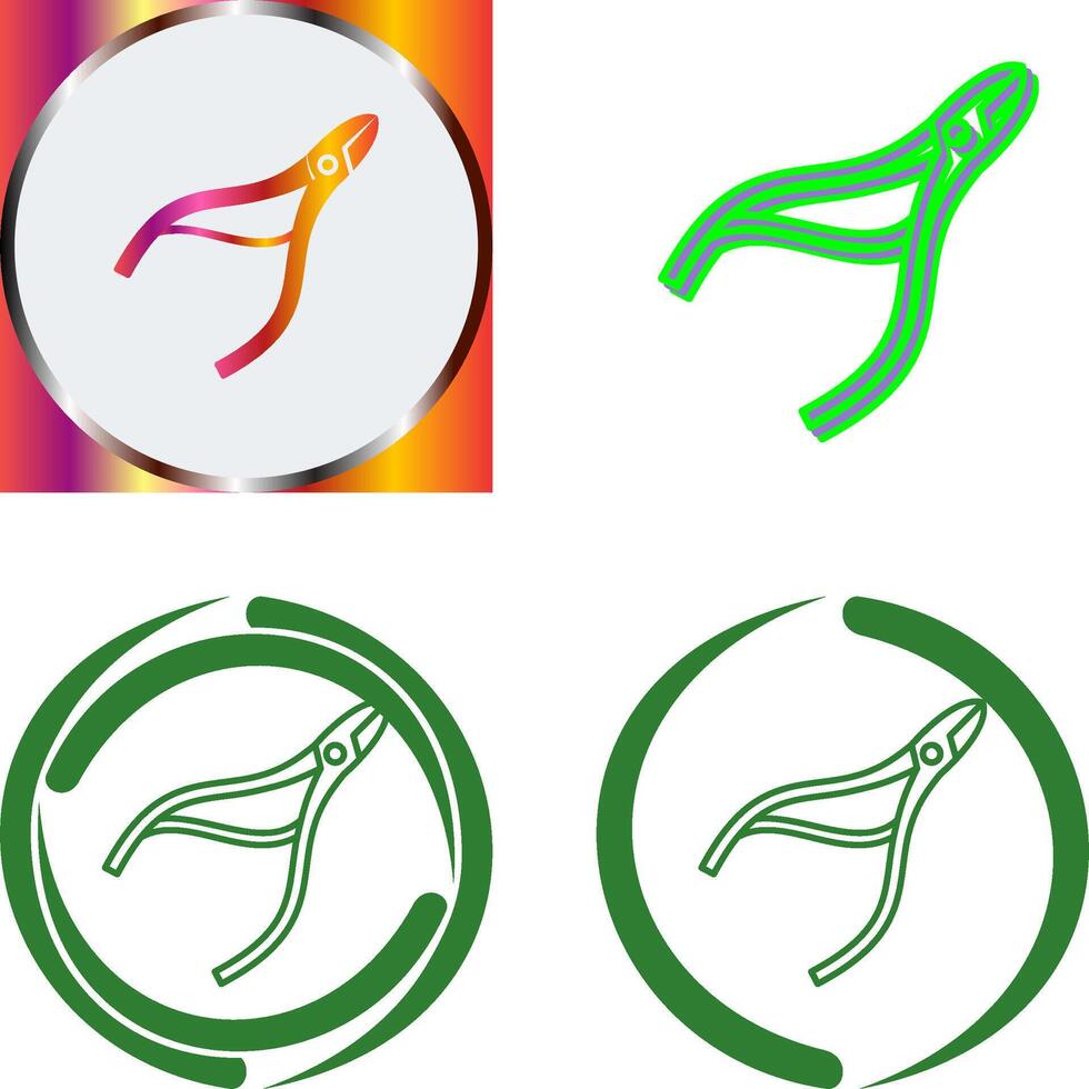 Nippers Icon Design vector