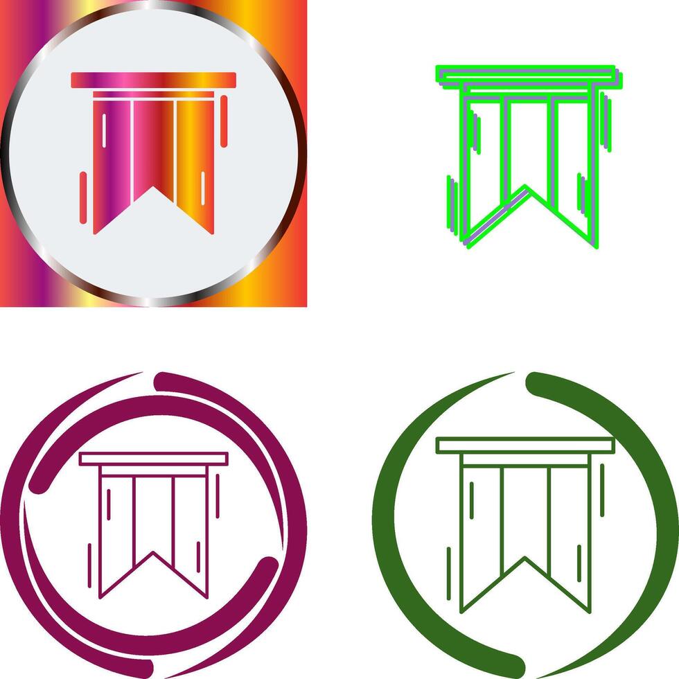 Bookmark Icon Design vector