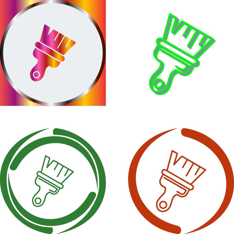 Paint Brush Icon Design vector