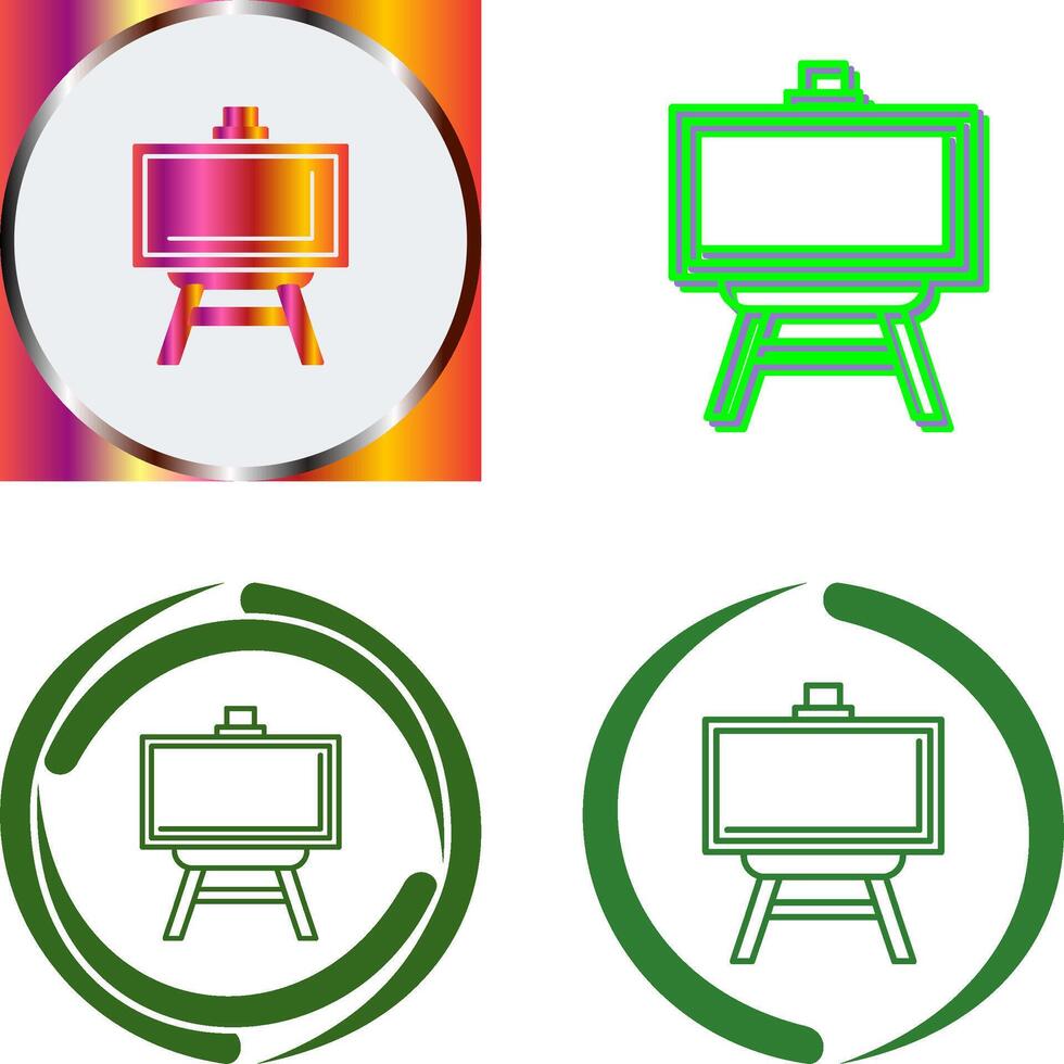 Easel Icon Design vector