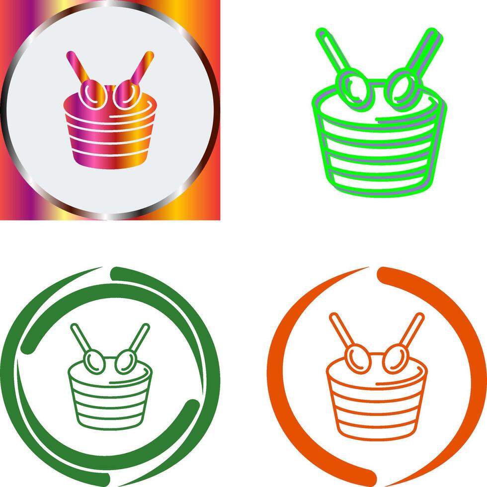 Drum Icon Design vector