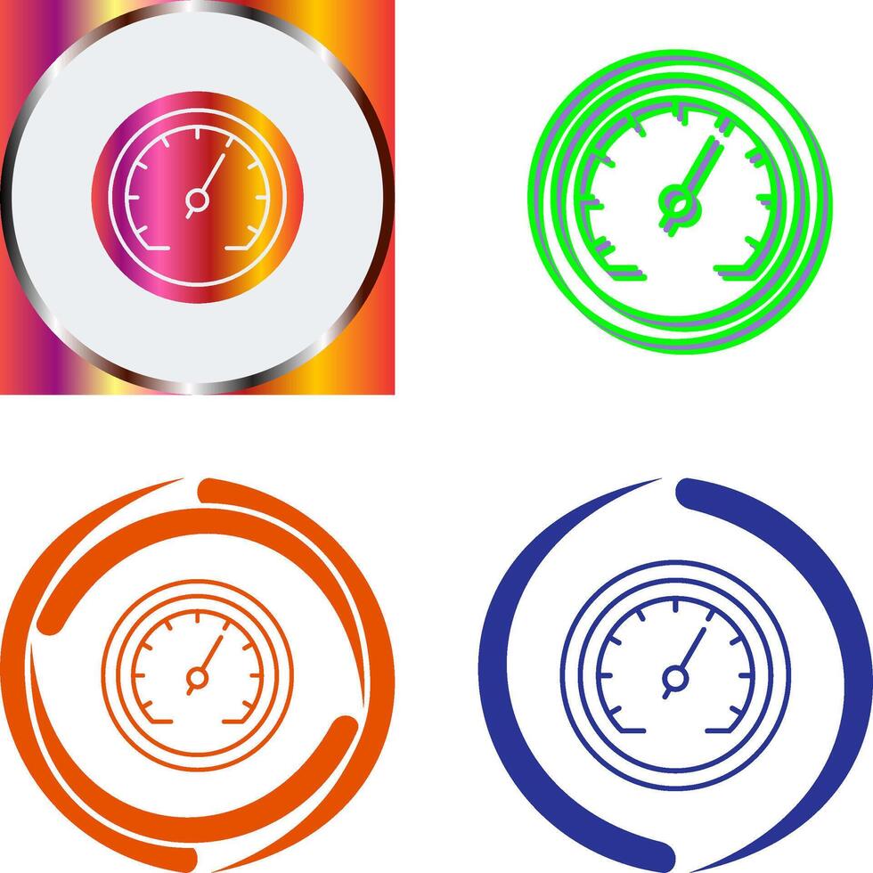 Speedometer Icon Design vector