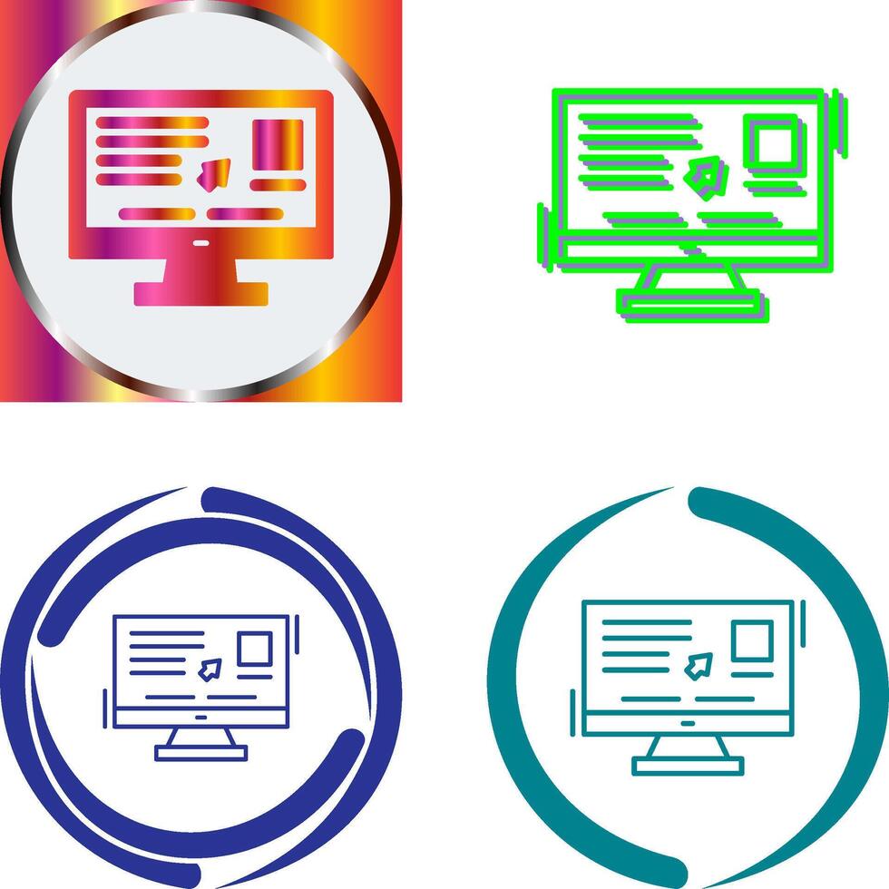 Usability Icon Design vector