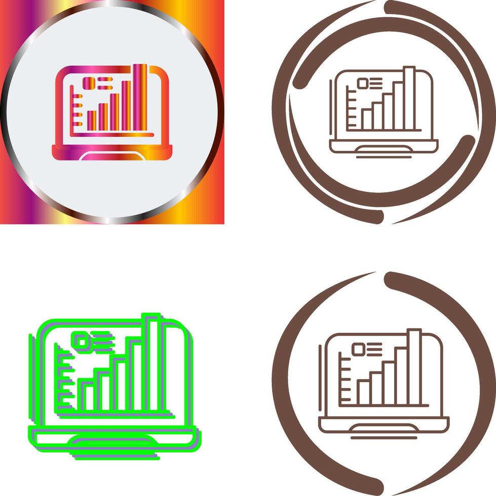 Laptop Icon Design vector