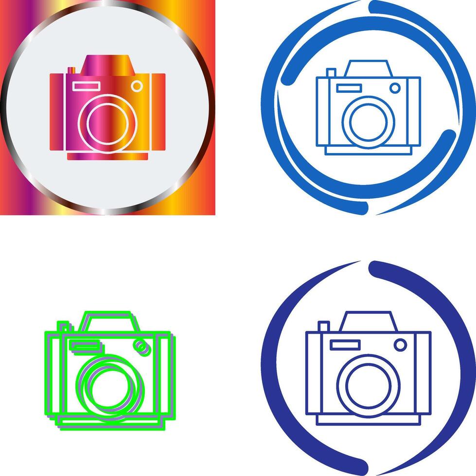Photo Camera Icon Design vector