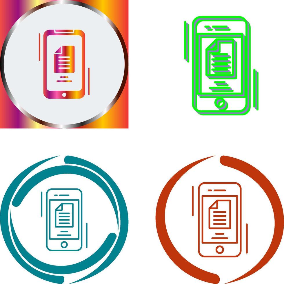 Note Icon Design vector