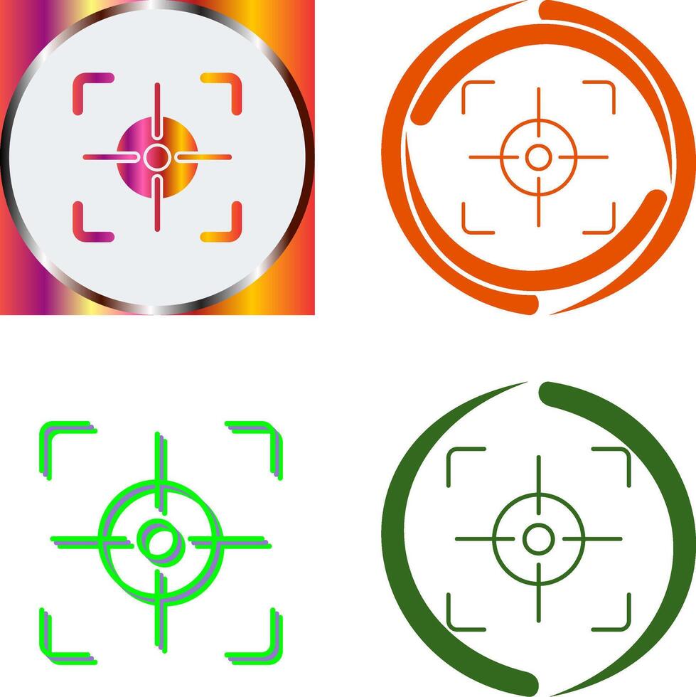 Focus Icon Design vector