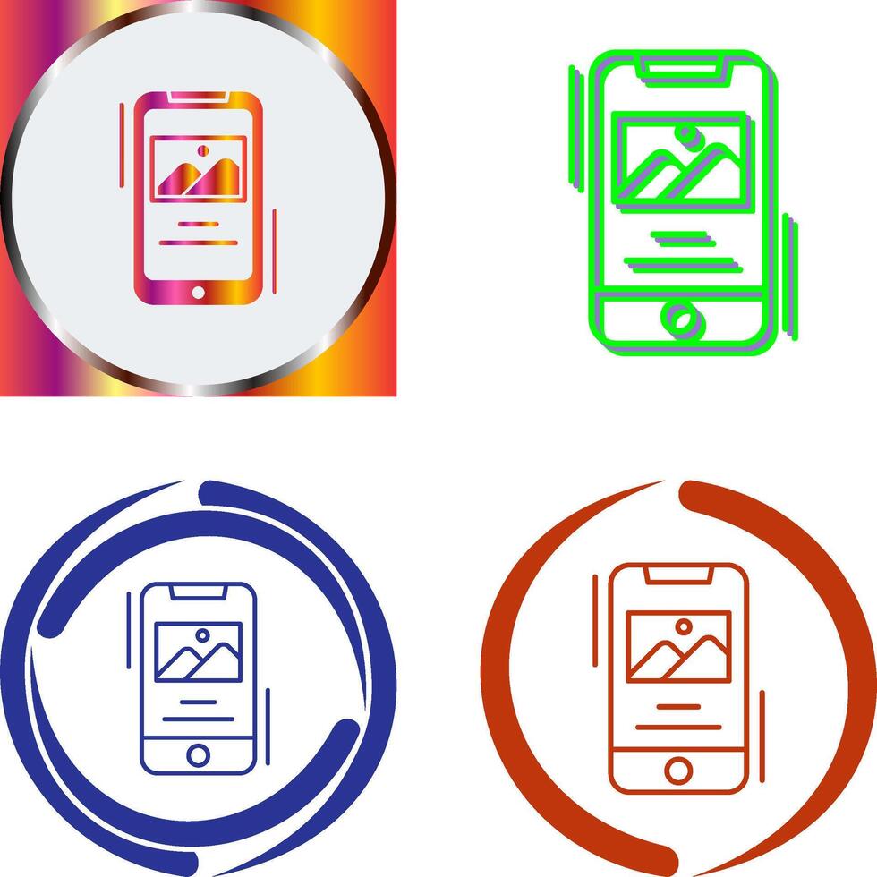 Gallery Icon Design vector