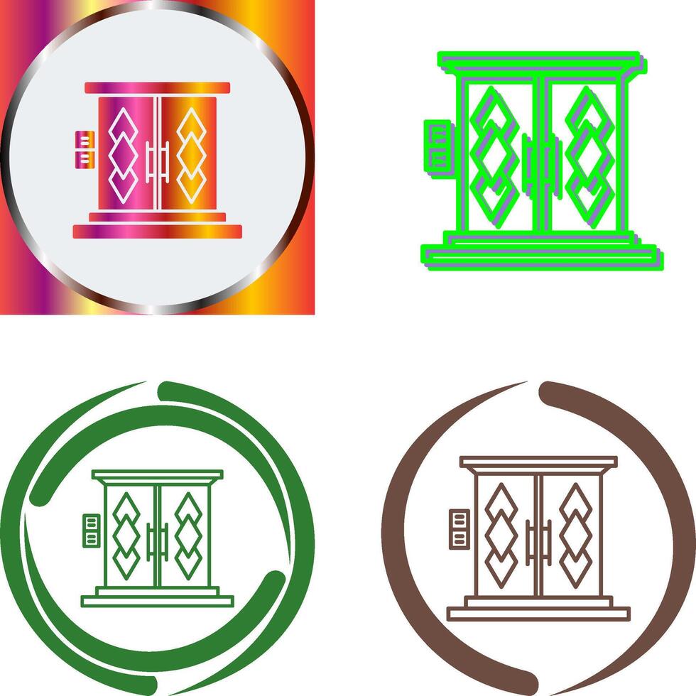 Door Icon Design vector