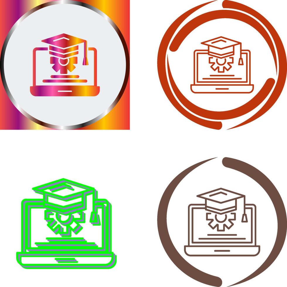 Course Icon Design vector