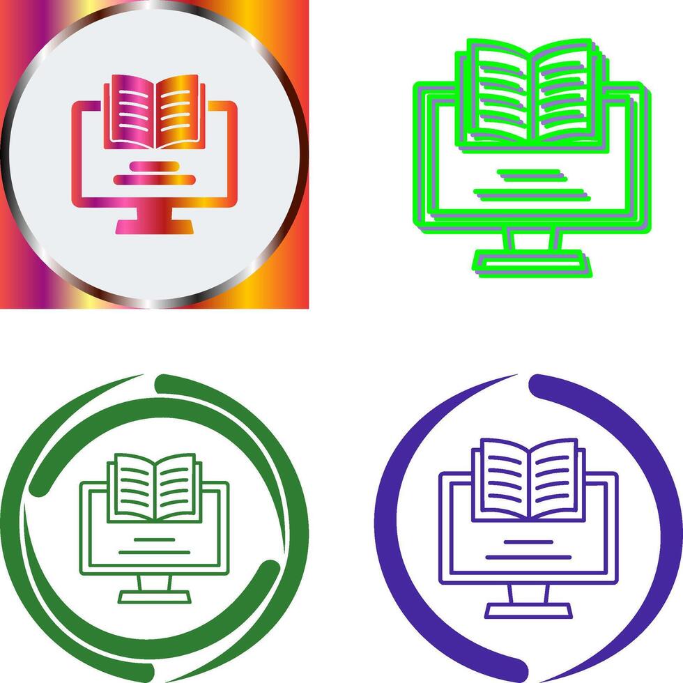 Monitor Icon Design vector