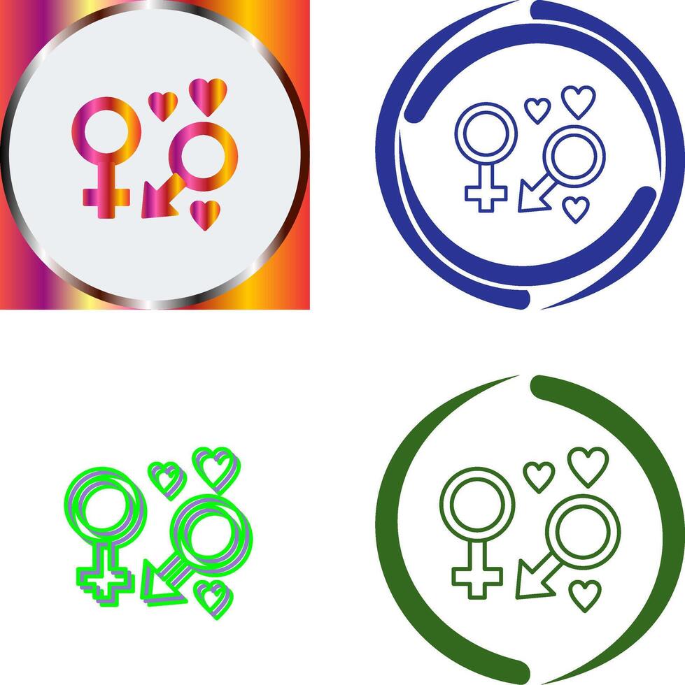 Genders Icon Design vector