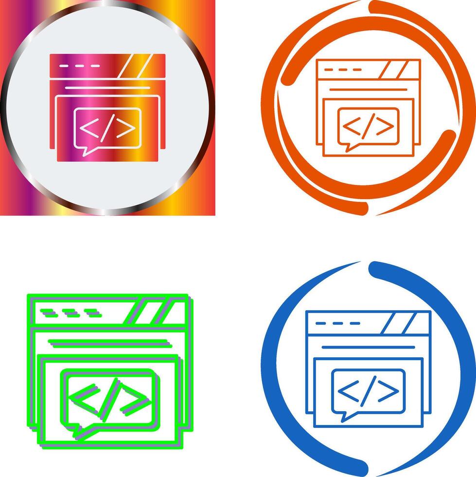 Message Icon Design vector