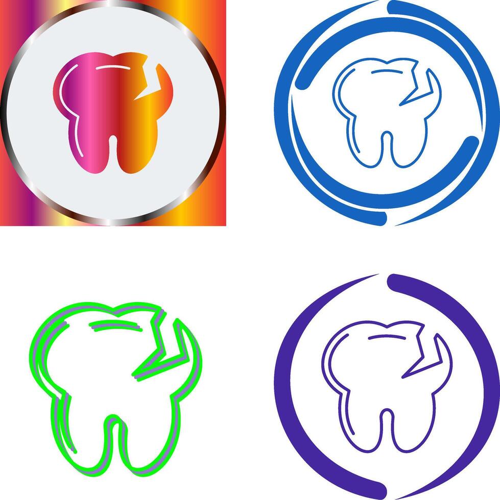 Tooth Icon Design vector
