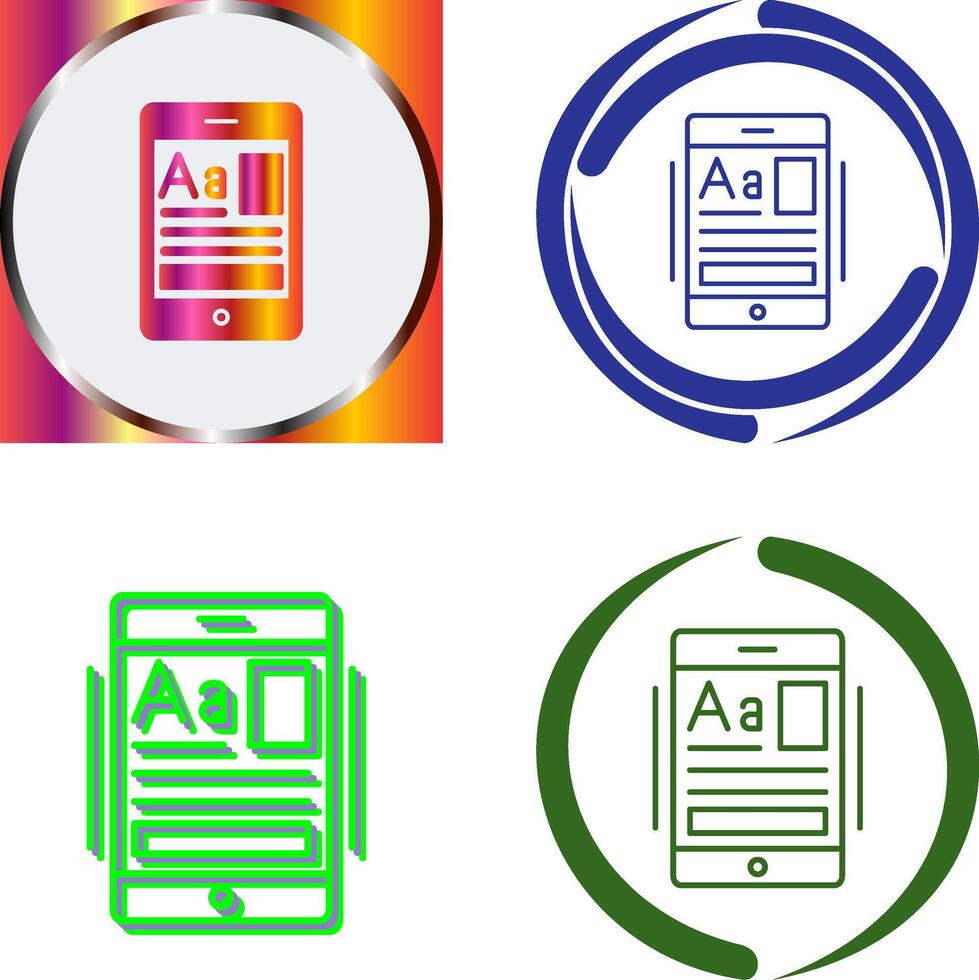 Education App Icon Design vector