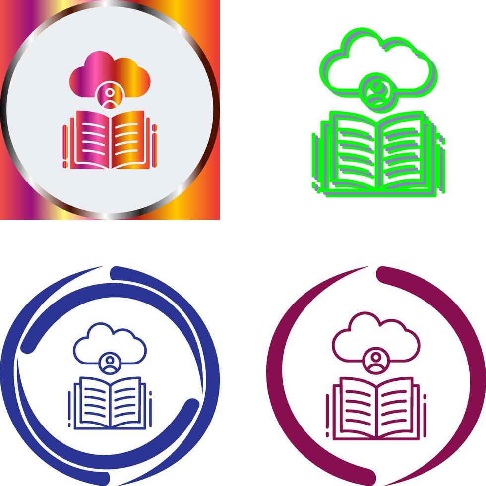 Book Icon Design vector