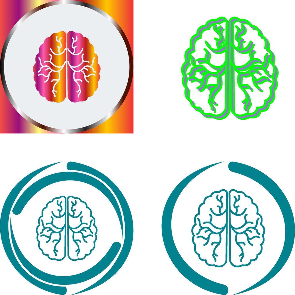 Brain Icon Design vector