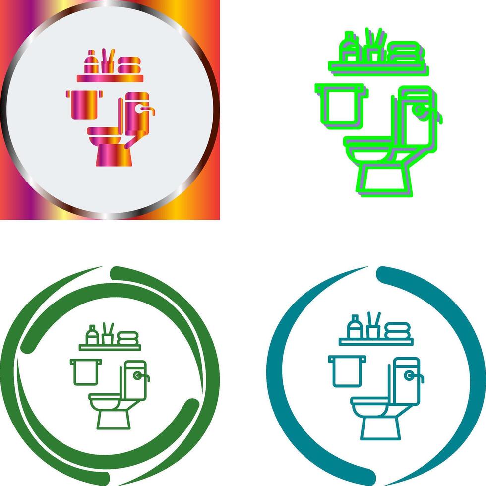 Toilet Icon Design vector