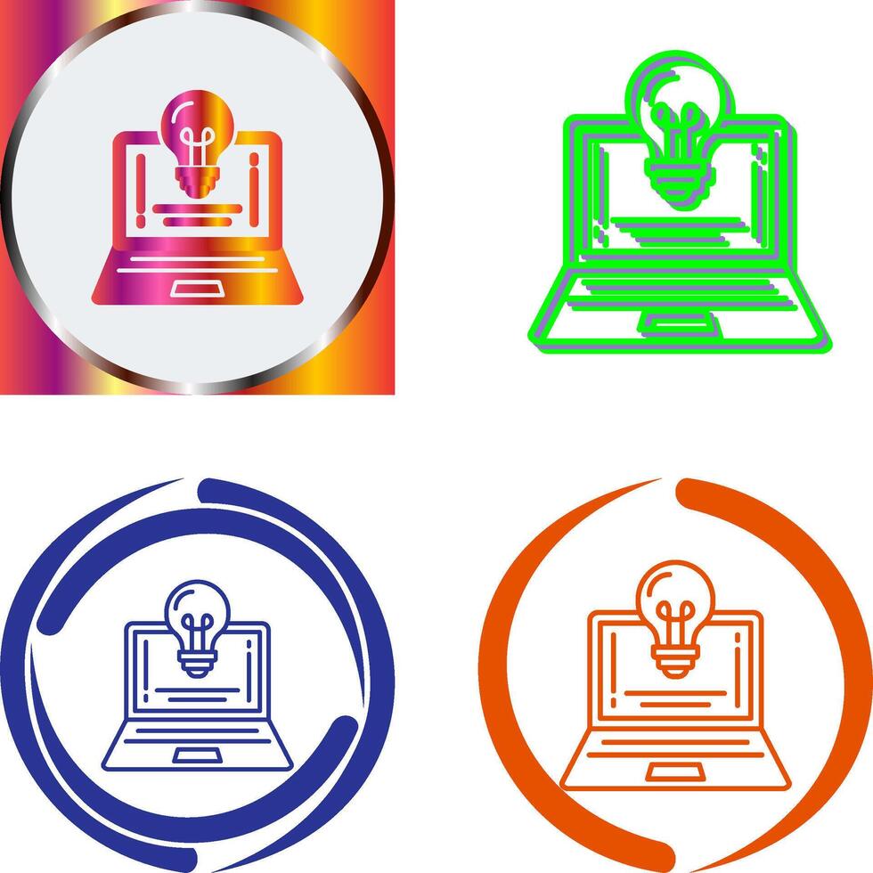 Bulb Icon Design vector