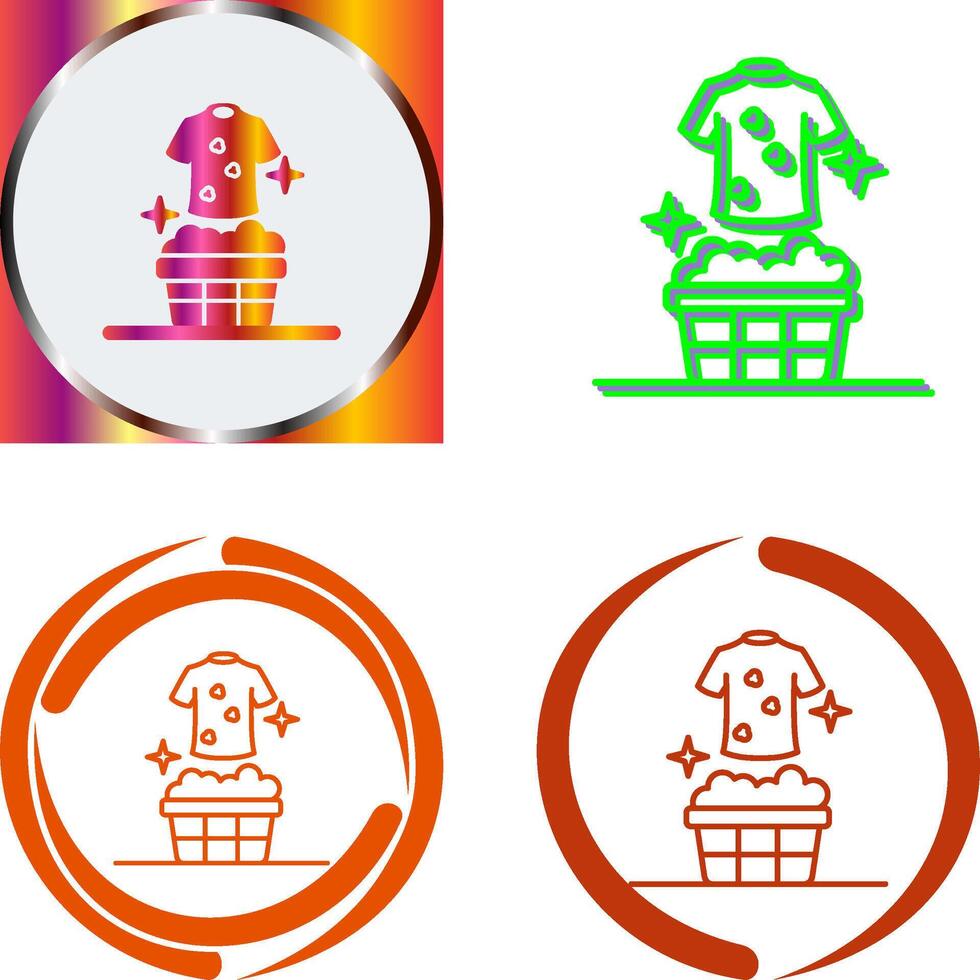 Laundry Icon Design vector