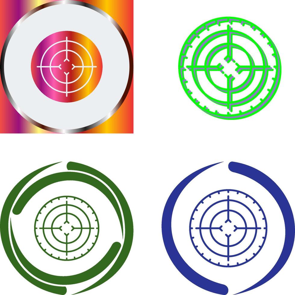 Target Icon Design vector