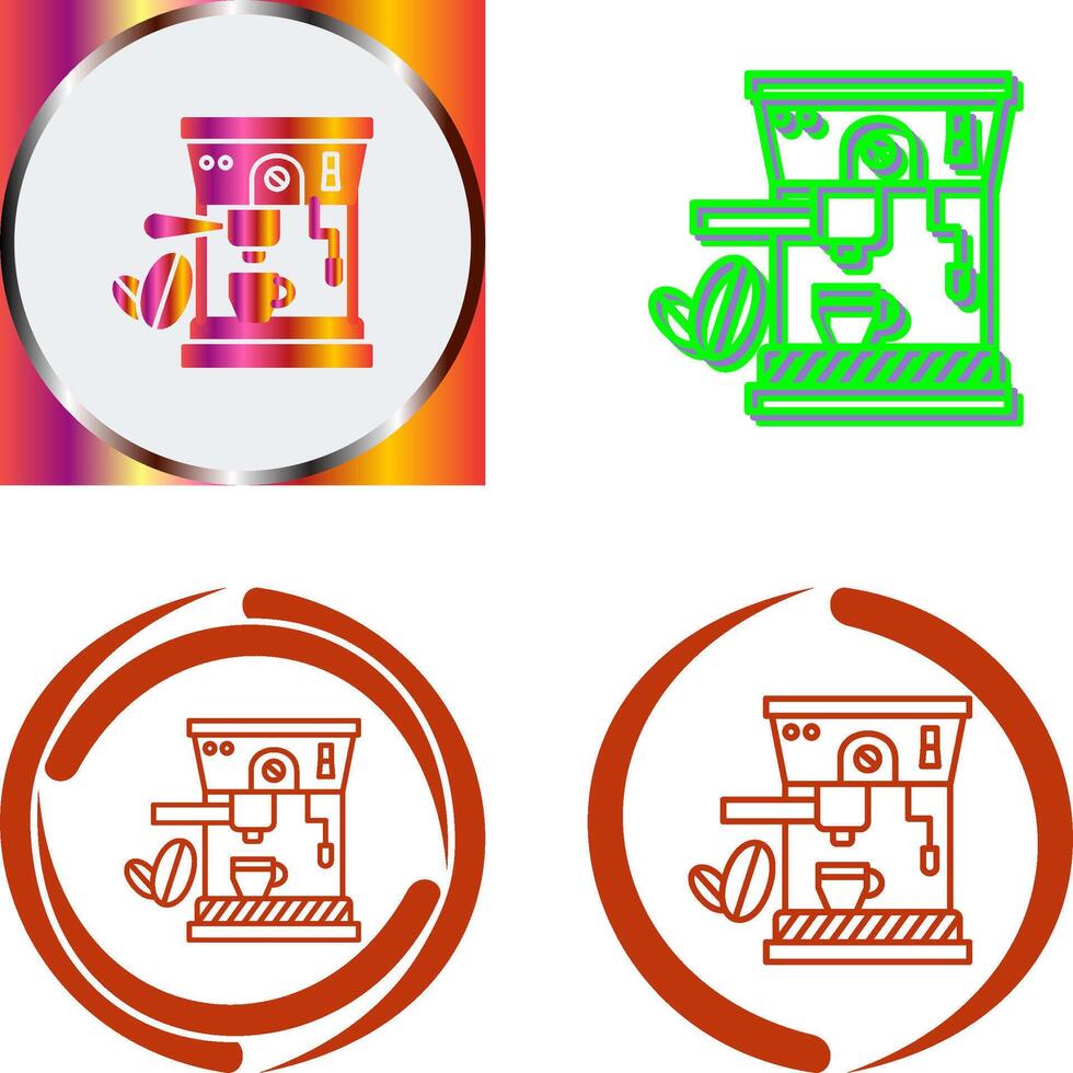 Coffee Machine Icon Design vector